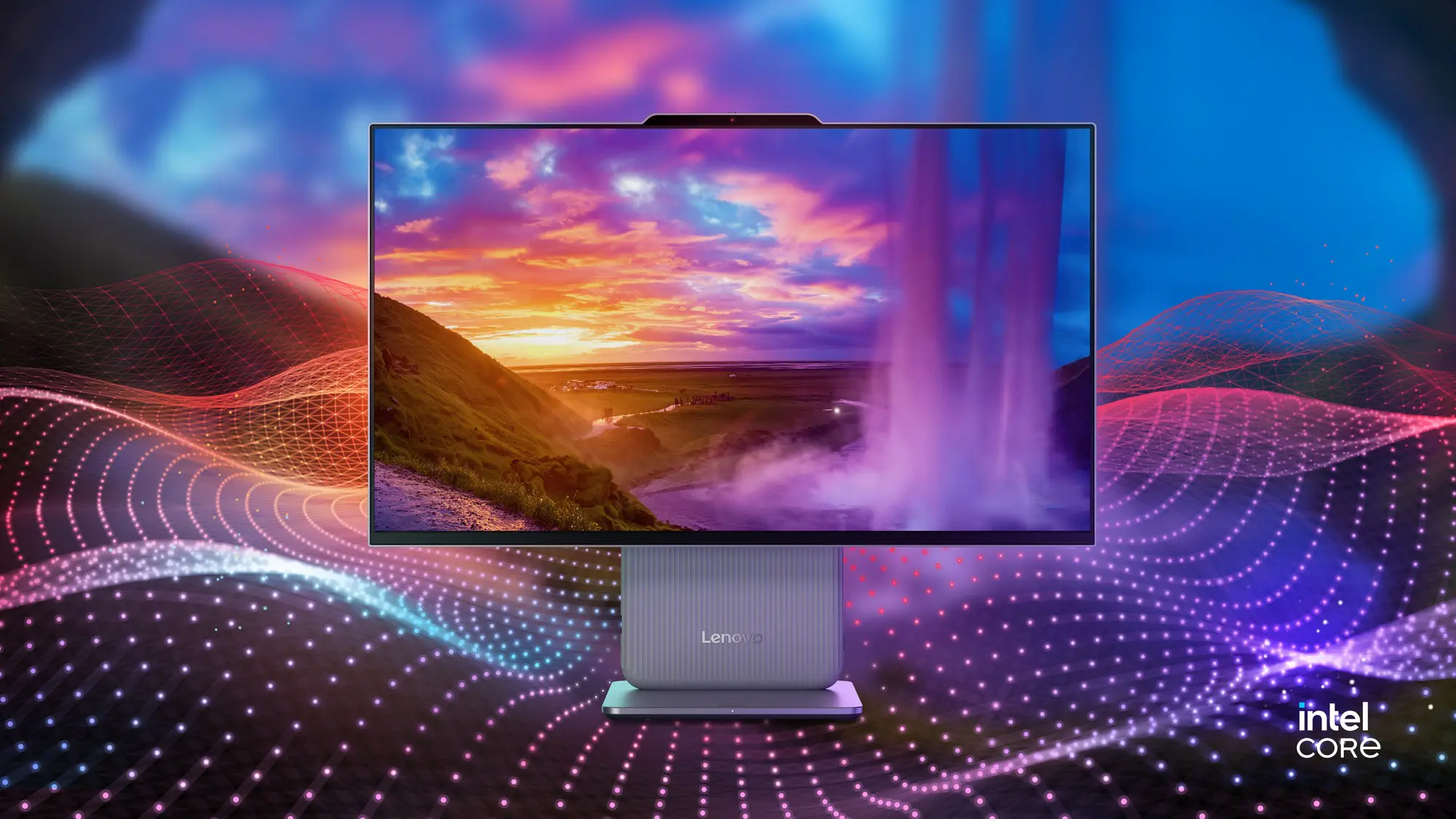 01 IdeaCentre AIO 24 IWC11 Gen 11 Cloud GreyWireless Charging Audio By HARMAN lenovo ideacentre aio
