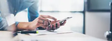 travail sur smartphone