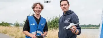 Des drones pour photographier les déchets le long de l&rsquo;Escaut