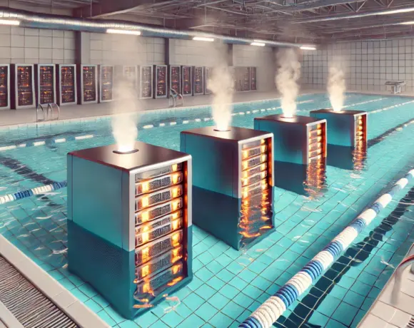 Eau chaude, serveurs froids : les puces Blackwell de Nvidia comme chauffages de piscine