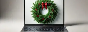 Asus accroche une couronne de Noël dans Windows 11 qui ressemble à une bannière de logiciel malveillant