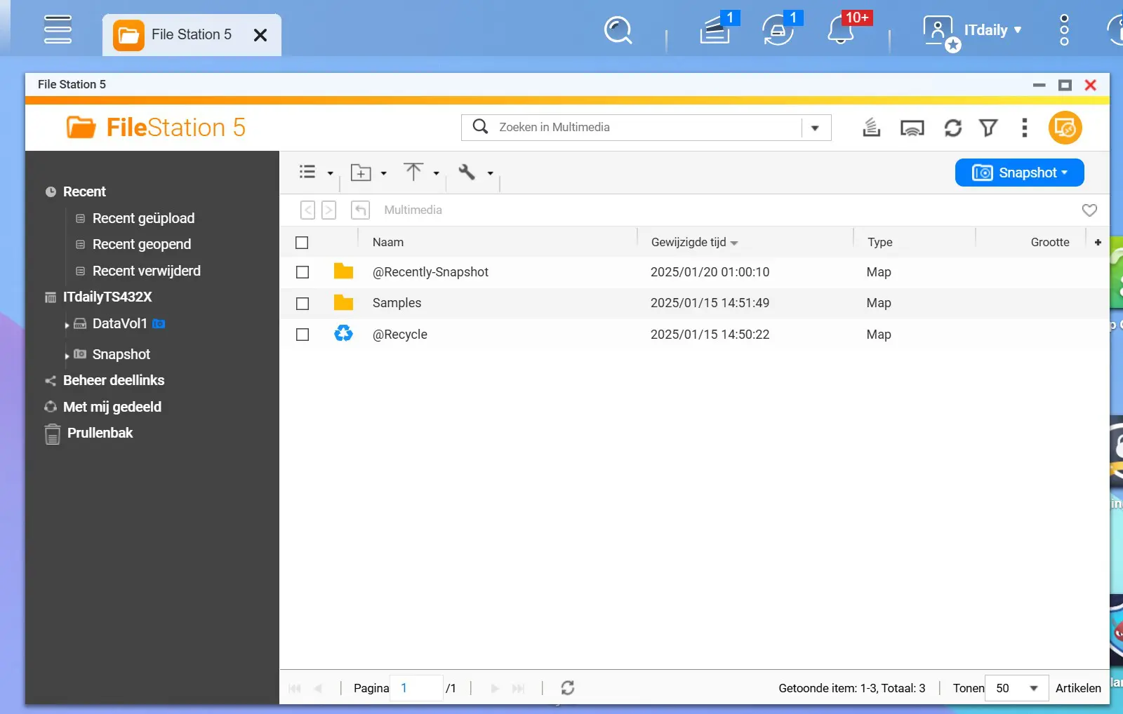 Qnap QTS File Station 5