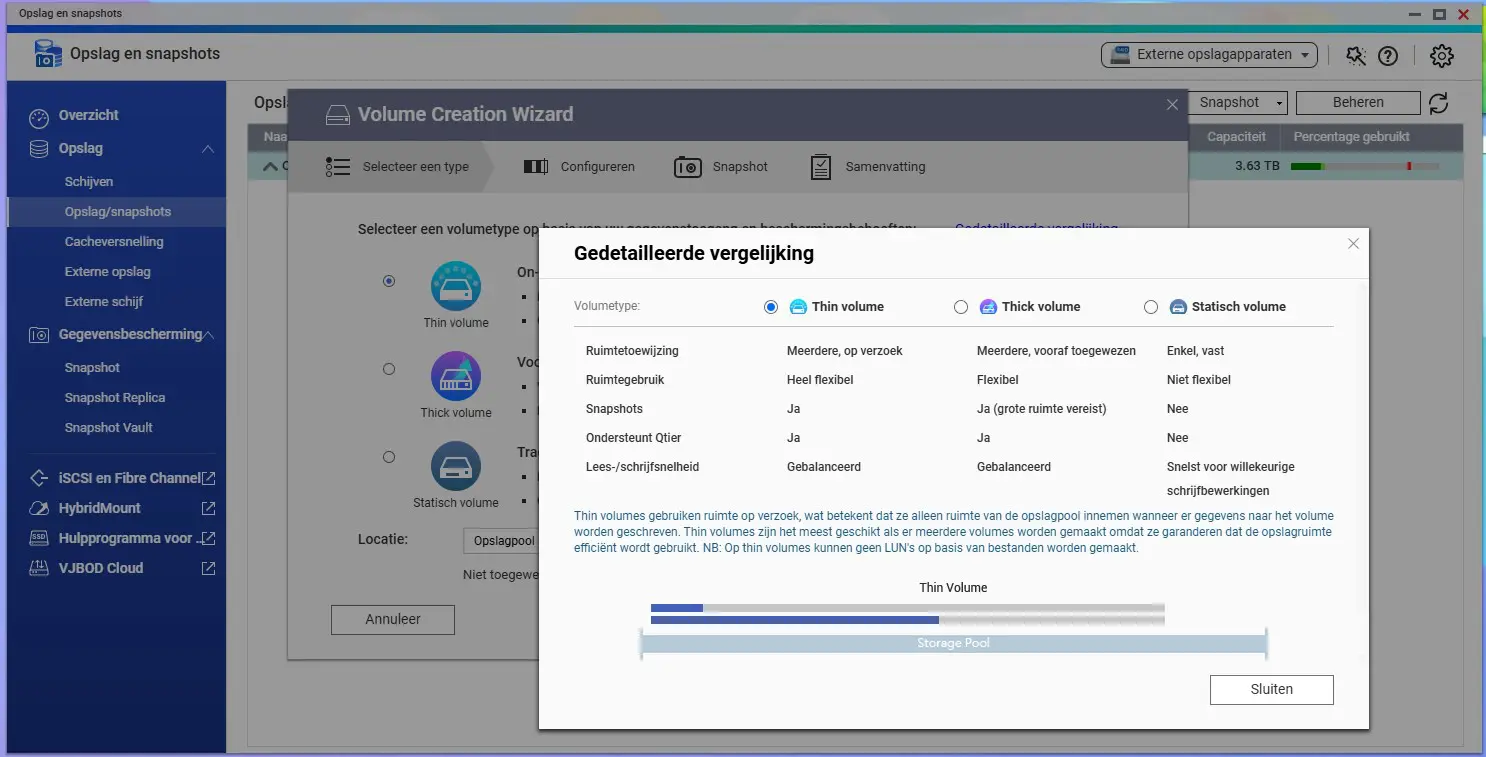 Qnap QTS Volume