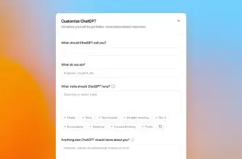 ChatGPT modifie le ton de la voix en fonction d’instructions personnalisées