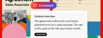 L&rsquo;assistant Acrobat AI d&rsquo;Adobe peut désormais réviser les contrats