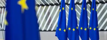 Drapeaux européens au Conseil européen, Bruxelles
