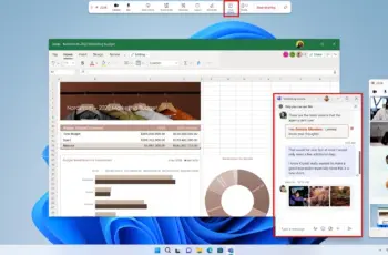 Fenêtre de discussion Microsoft Teams