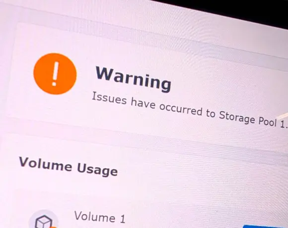 Avertissement Synology