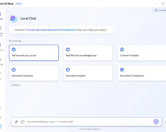lenovo ai now