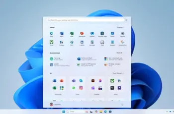 Menu Démarrer de Windows 11