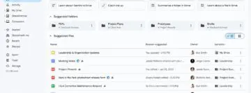 Catch me up Google Drive