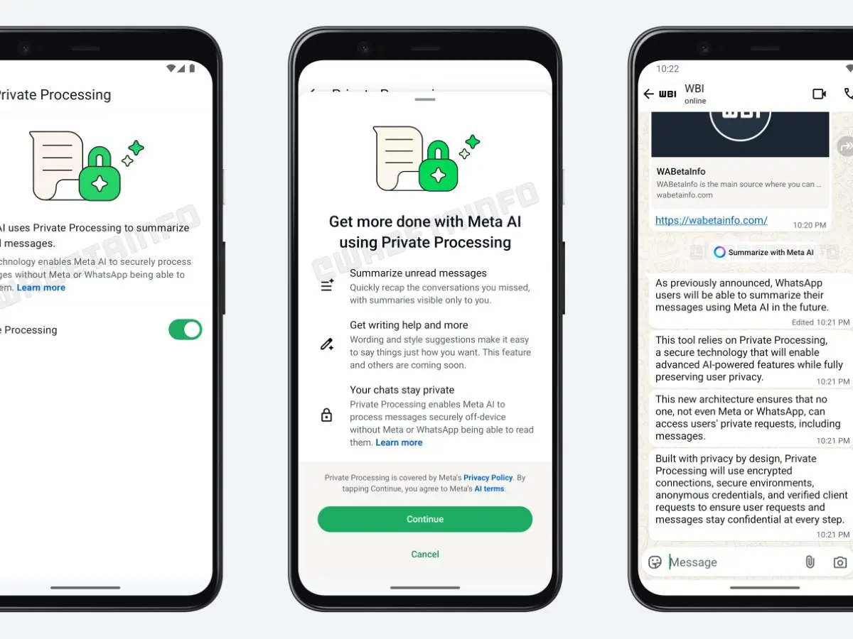 Whatsapp-private-processing