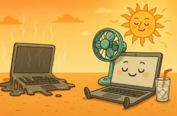 gardez votre ordinateur portable au frais