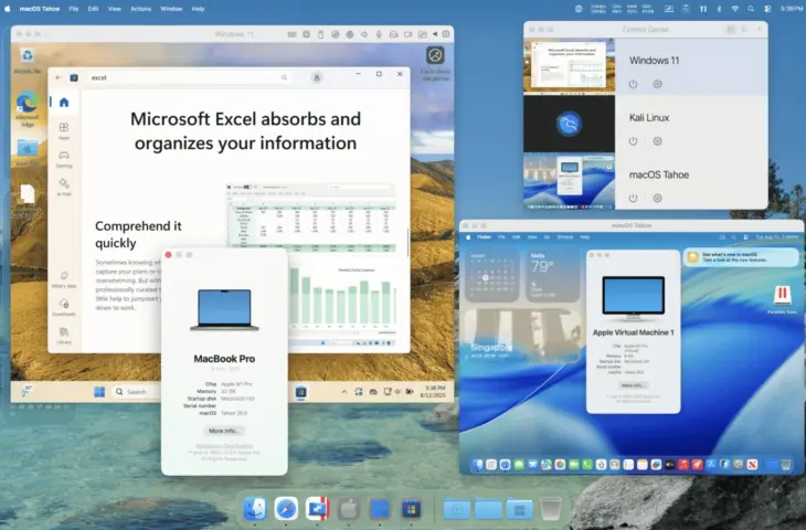 Parallels Desktop 26 prend en charge macOS 26 et Windows 11 25H2