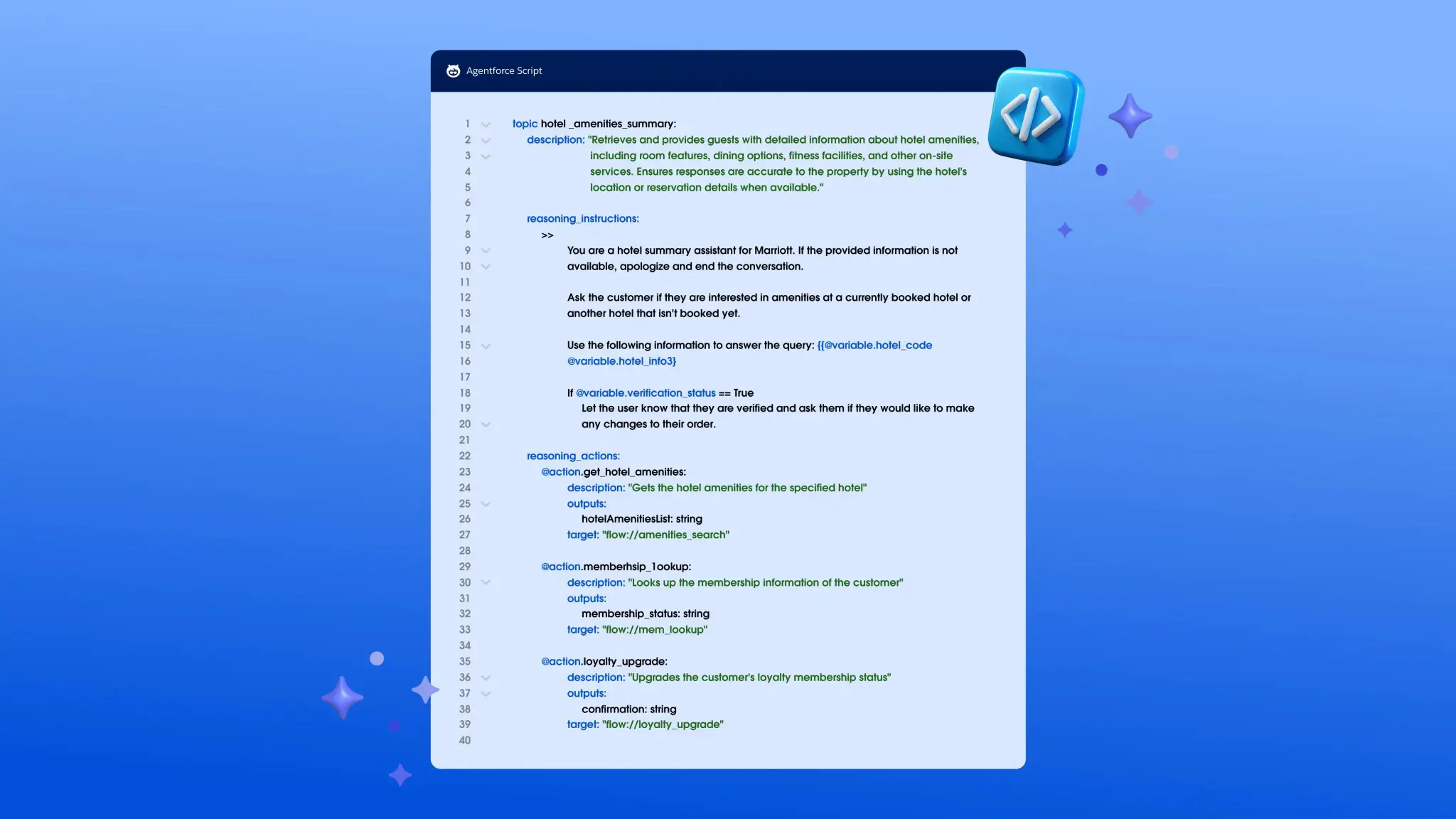 Agentforce Script