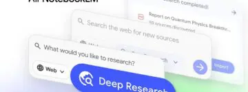 Google étend NotebookLM avec Deep Research