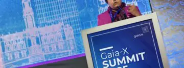 Martine Gouriet, directrice des usages numériques, EDF, Sommet Gaia-X 2025