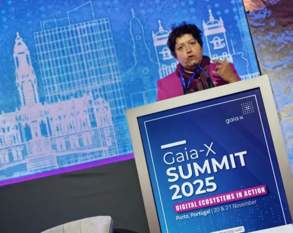 Martine Gouriet, directrice des usages numériques, EDF, Sommet Gaia-X 2025