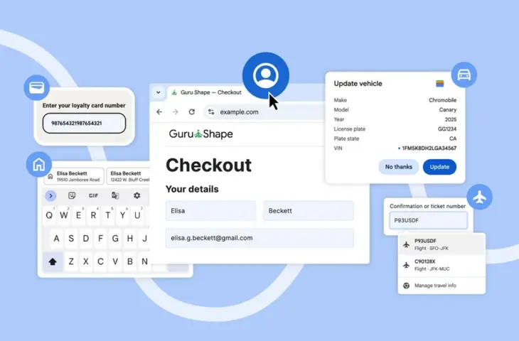 Saisie automatique Google Chrome