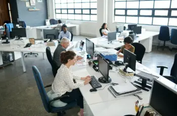 lieu de travail bureau espace de travail