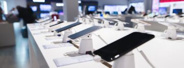 smartphone en magasin