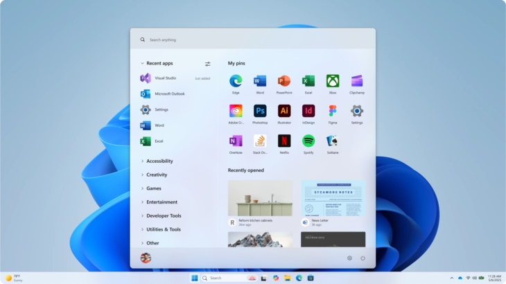 app-categorie Catégories d'applications dans Windows 11