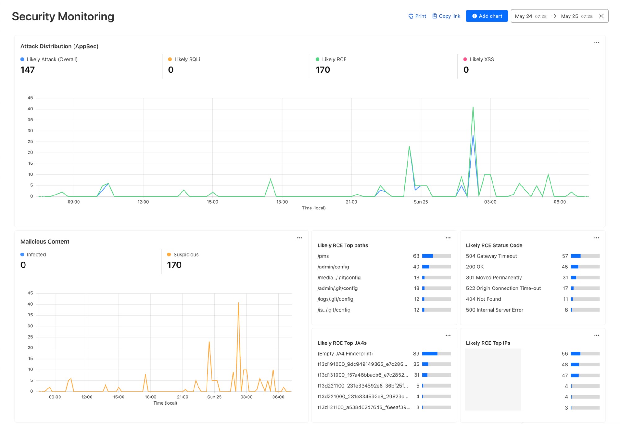 Log explorer sreenshot