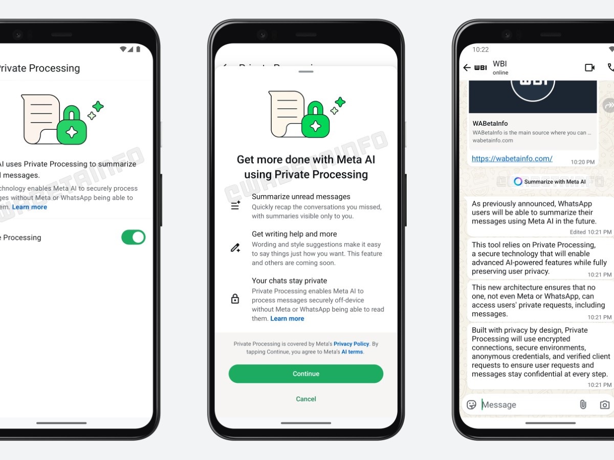 Whatsapp-private-processing