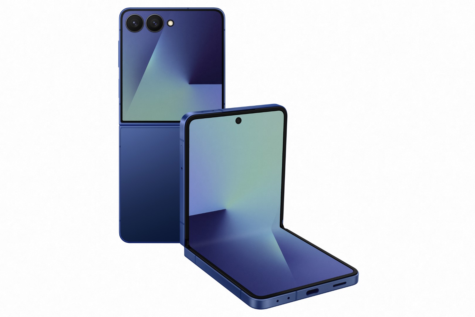 Galaxy Z Flip7_Blue Shadow (10) (Groot) samsung galaxy Z flip 7