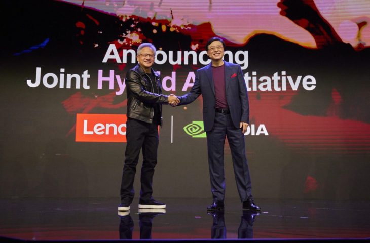 Lenovo Nvidia CEOs